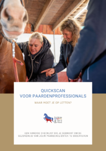 Gratis Quickscan Paardenprofessional 3 Quickscan voor Paardenprofessionals